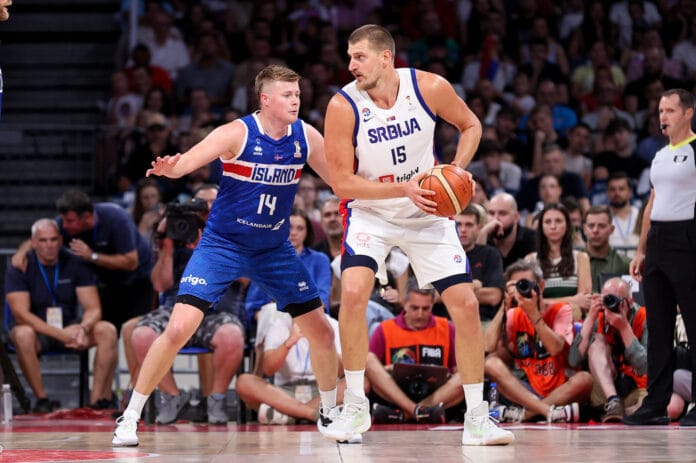 Serbia v Iceland basketball match of FIBA World Cup 2025/2026, European Qualifiers, Group J, Round 1